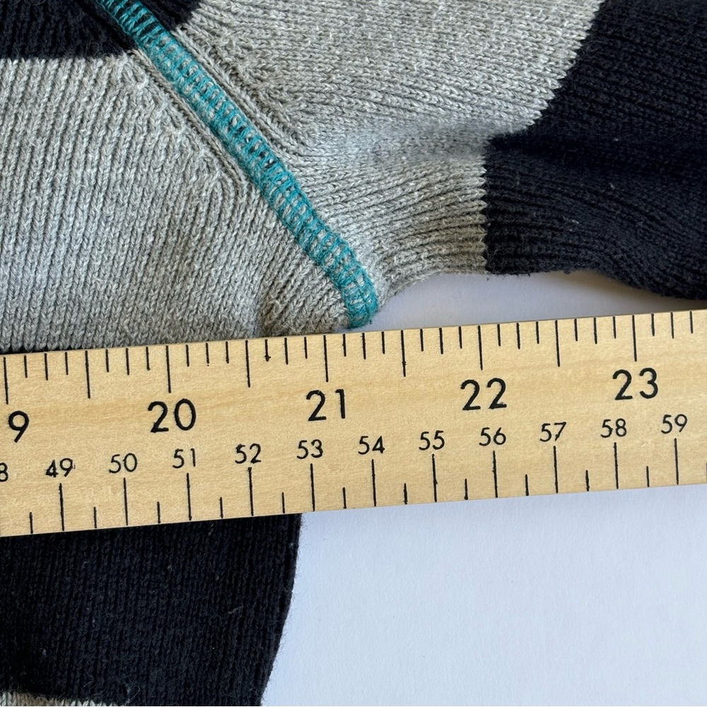 Standard Cloth men’s 90s y2k sweater wide stripes rugby crewneck - Picture 5 of 7